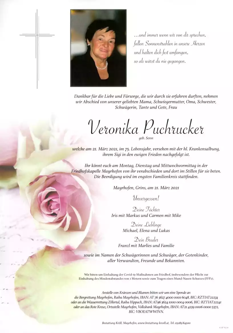 Parte von Veronika Puchrucker